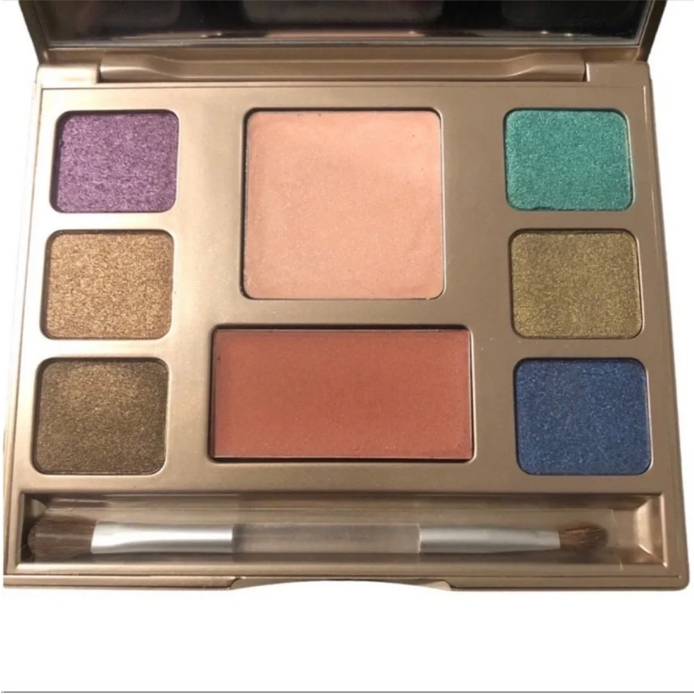 Vintage DuWop Cosmetics Peacock Eye & Face Palette Limited Edition Y2K 2000s NWT